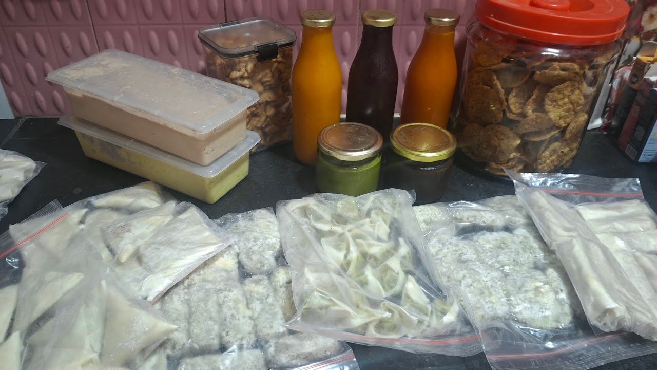 Ramzan Preparation video 2026. Make and freeze snaks ,chutney's, sharbat and Papri. #Viral #cooking 