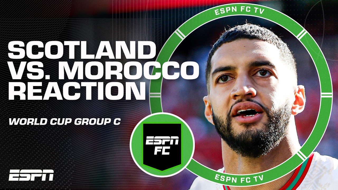 Scotland vs. Morocco FULL REACTION 🍿 Who will win Group C? | ESPN FC