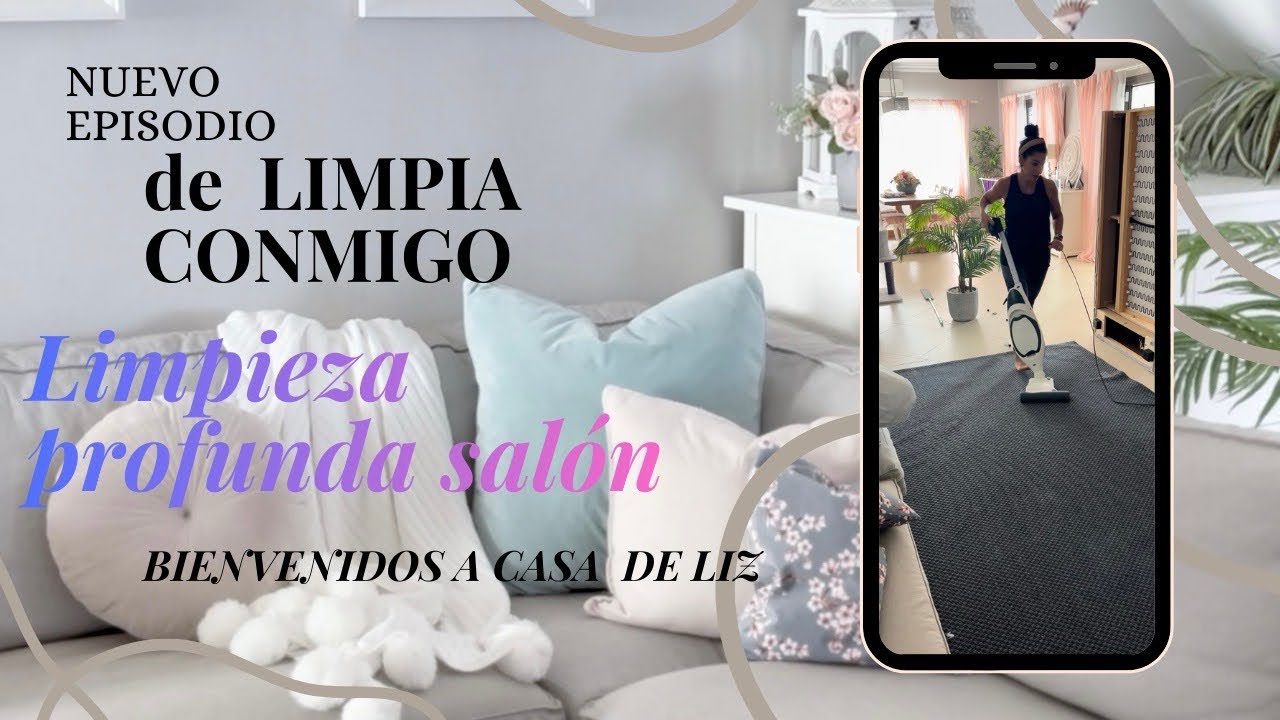 ✨ Limpieza profunda salón 