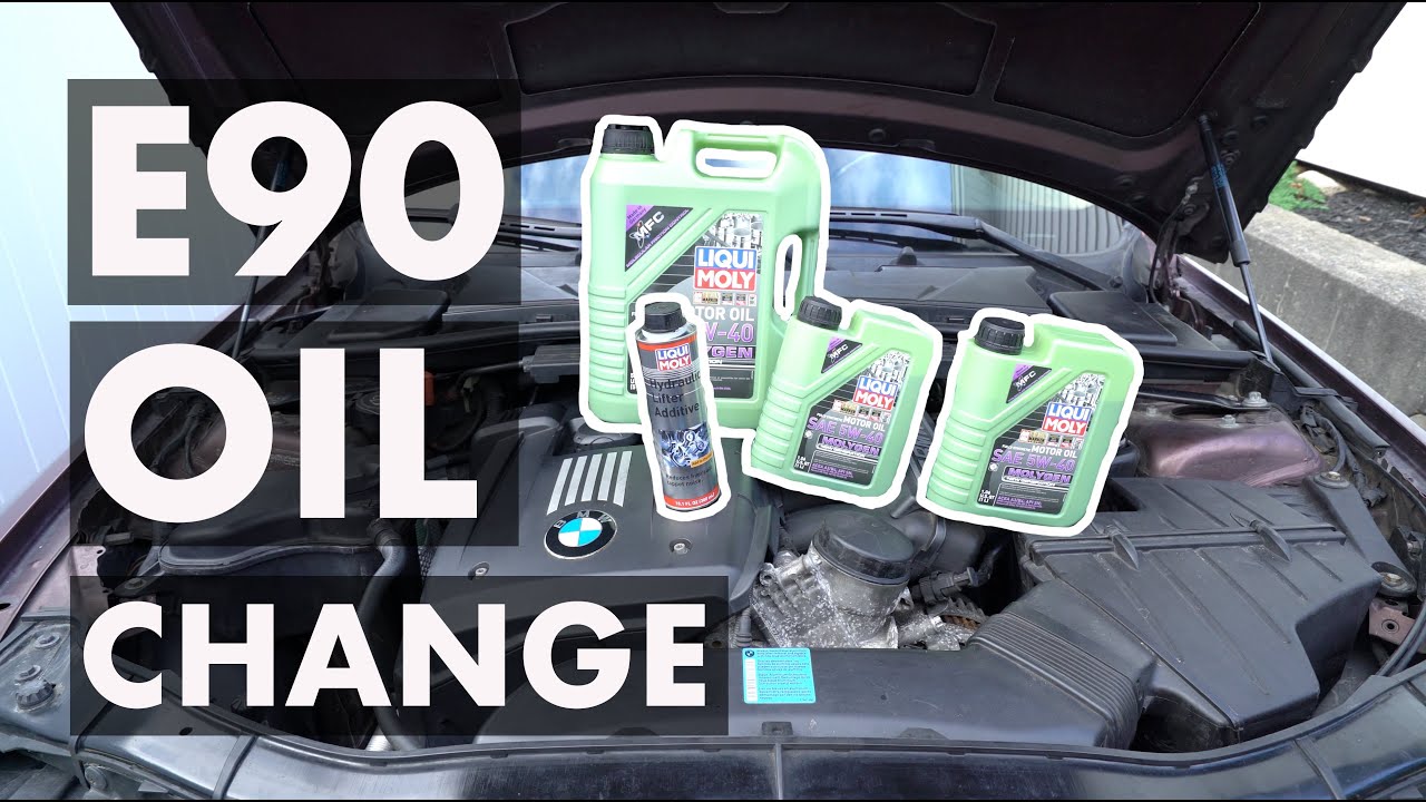 Промывка двигателя BMW N52 Liqui Moly для BMW E90 + замена масла Molygen + присадка Noisy Lifter ...