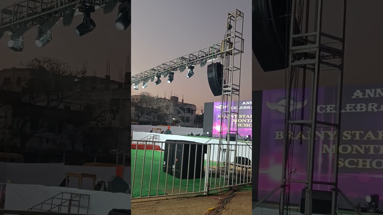 Truss Lighting sound  school annual day 
