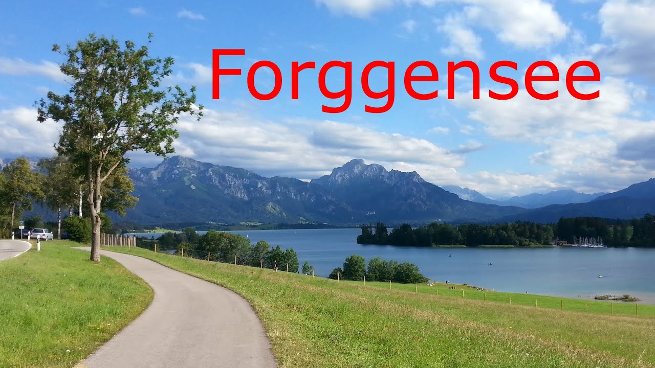 Radtour um den Forggensee