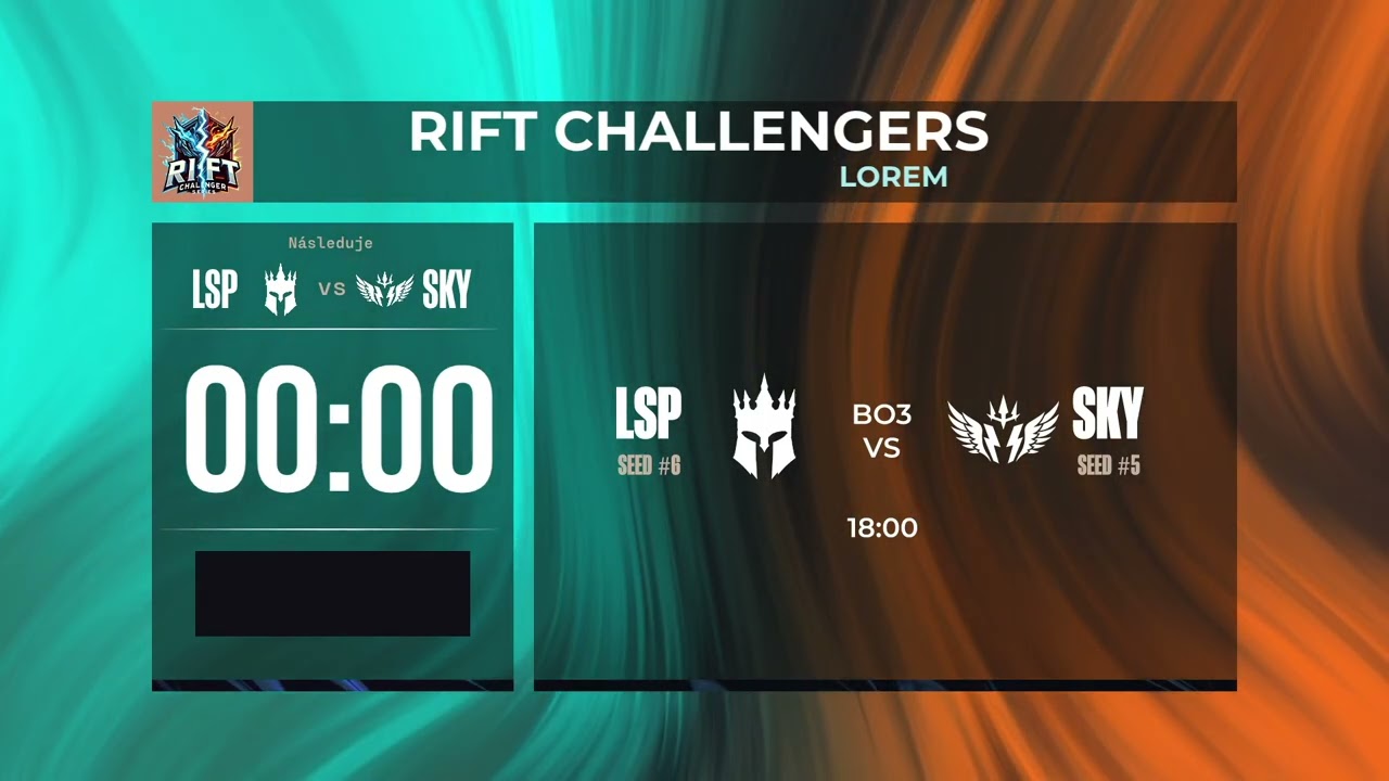 Rift Challengers 2026 | Playoffs | LB  | !produkce, !bracket !podpora
