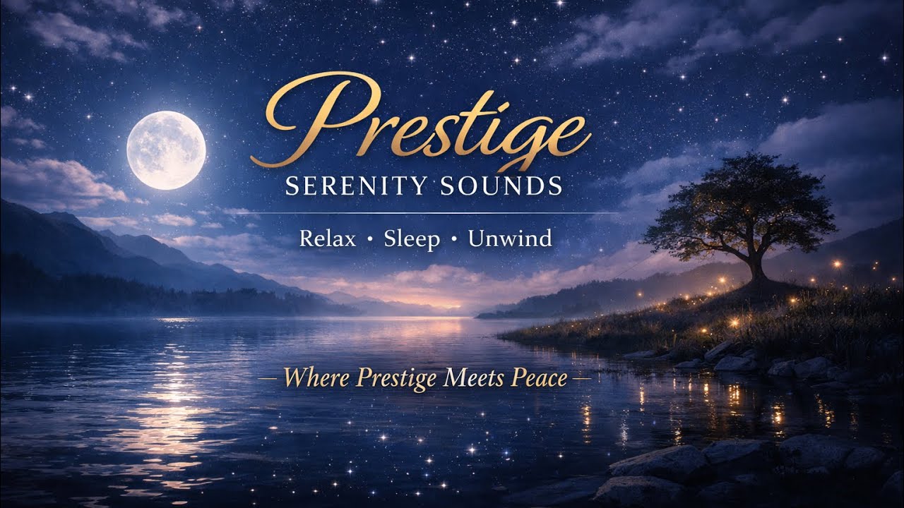 RELAXING SLEEP MUSIC – 4 MIN CALM NIGHT WAVES | PRESTIGE SERENITY SOUNDS”