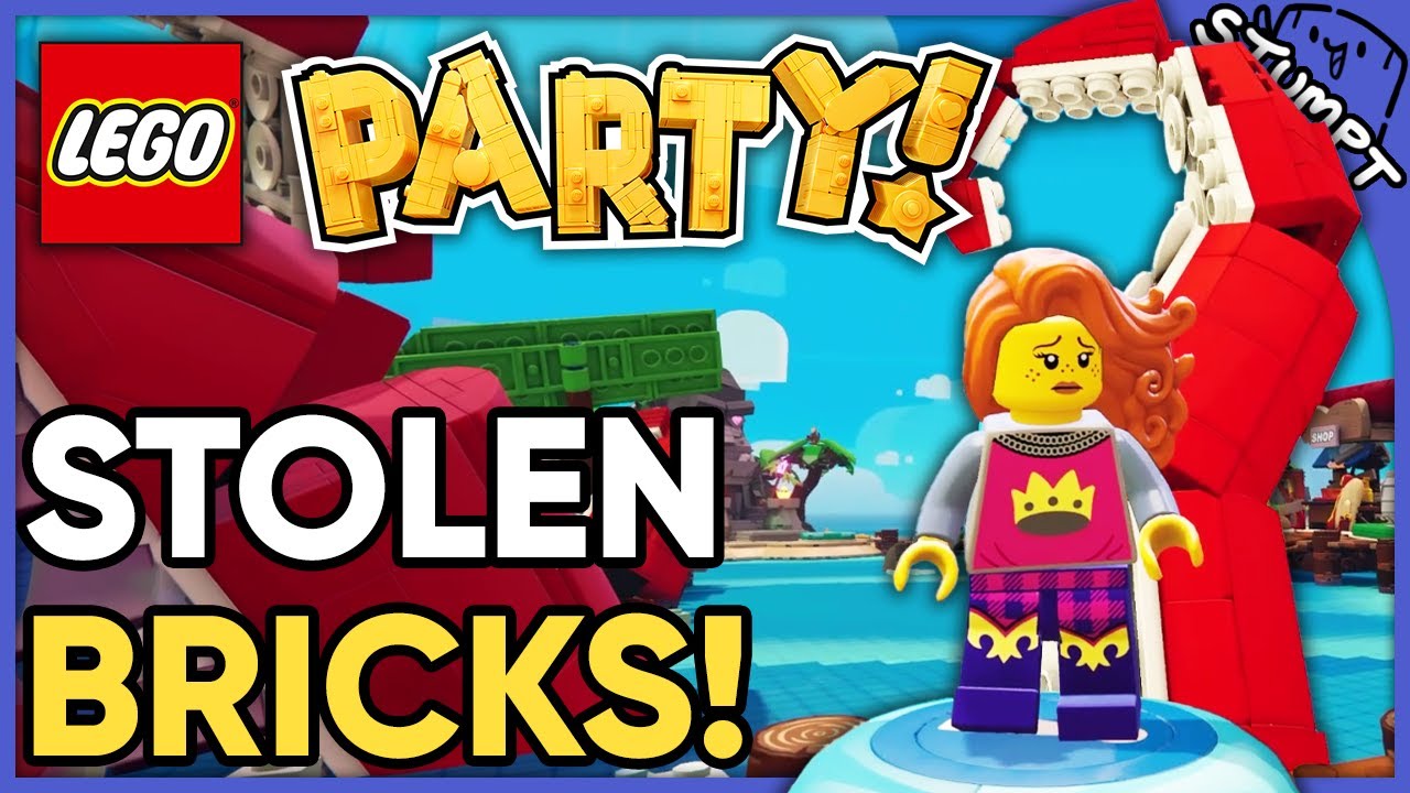 STOLEN BRICKS!! - Lego Party (4-Player Gameplay)