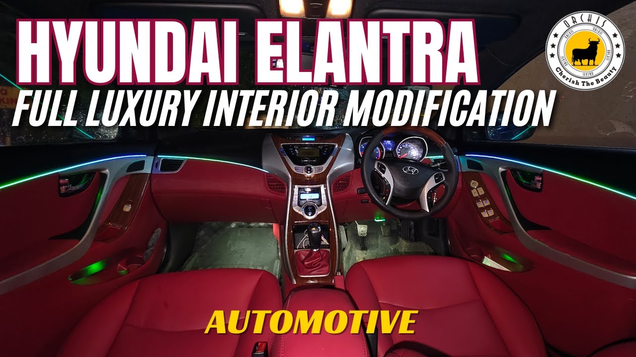 Hyundai Elantra Complete Interior Makeover | Premium Seat Covers & Luxury Finishing by Orchis Mumbai