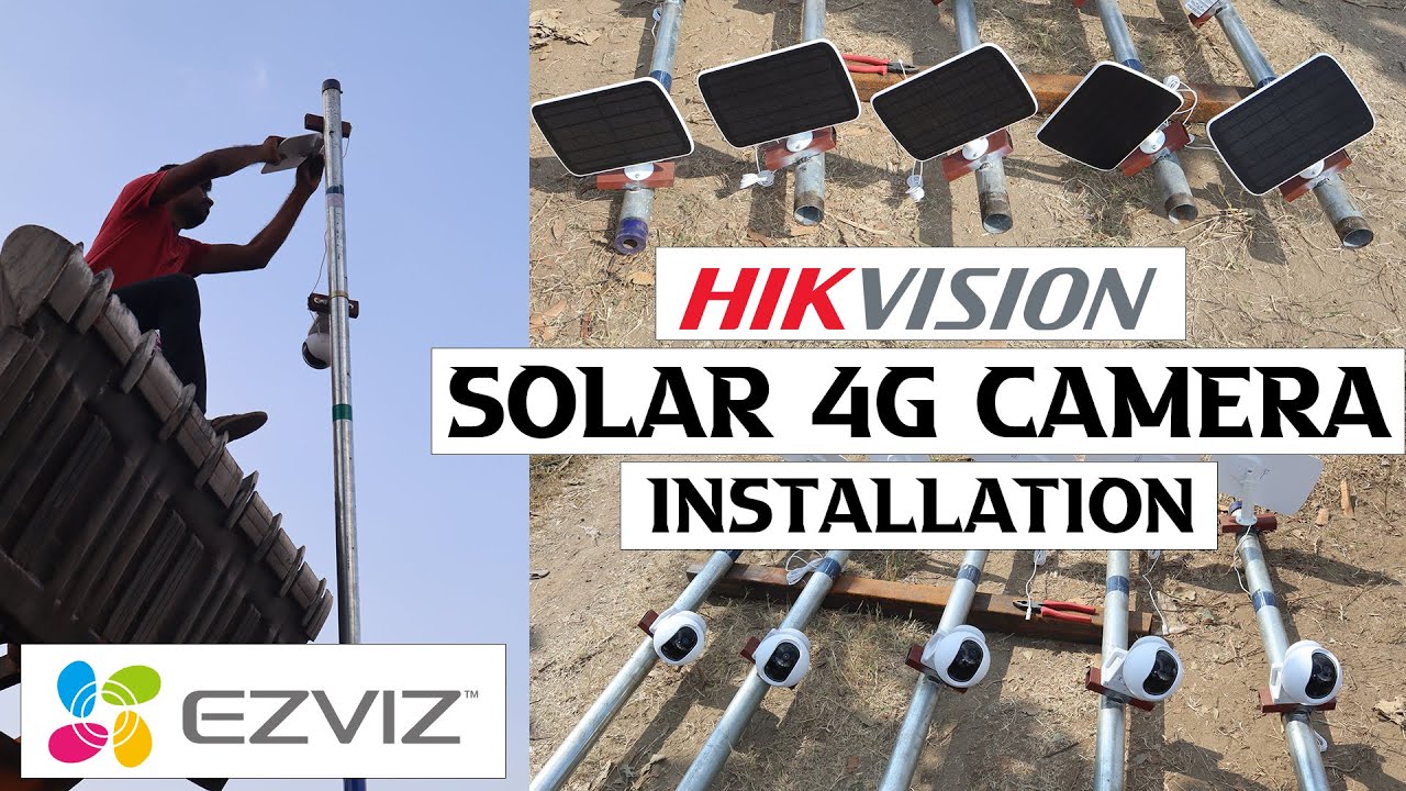 EZVIZ EB8 Solar 4G Camera Installation and Video Quality