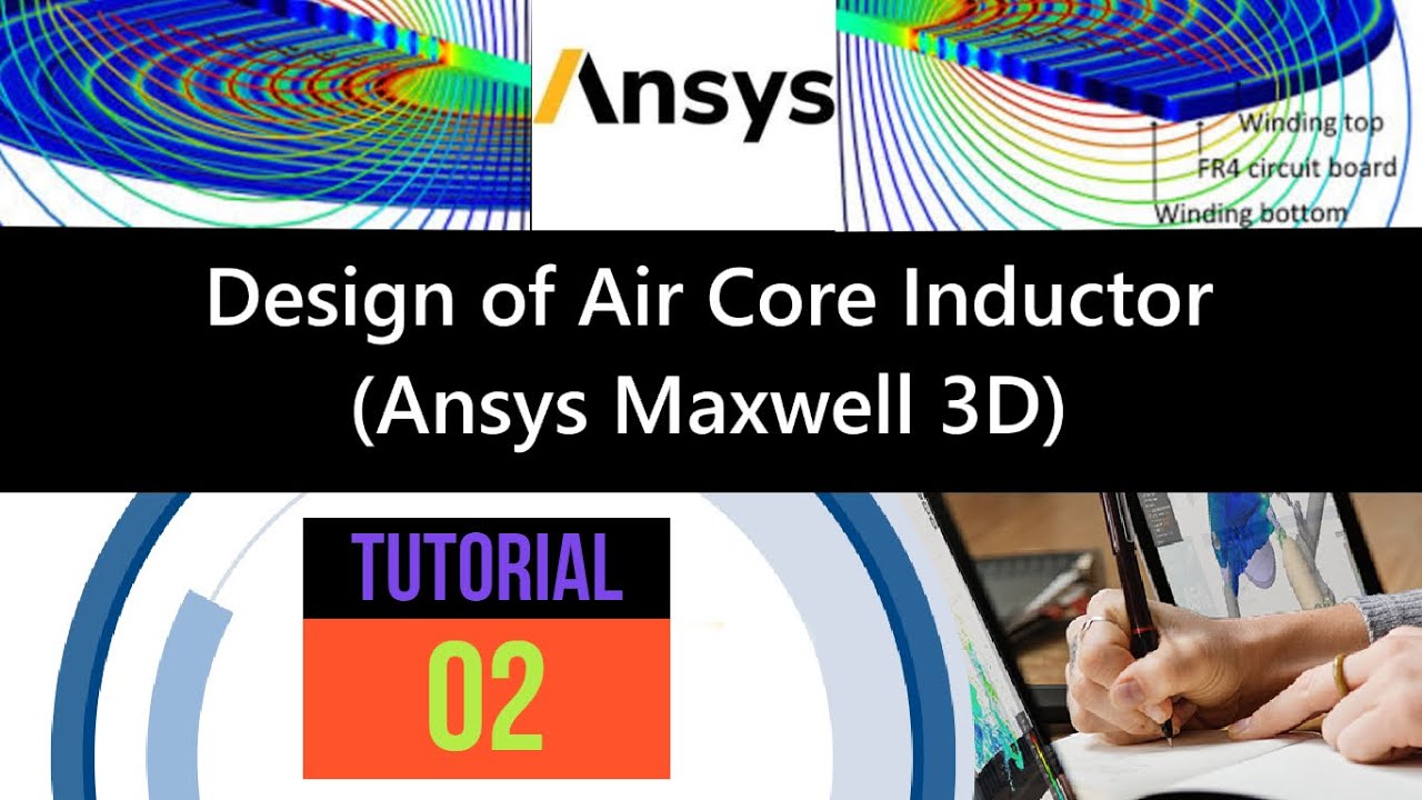 Начало работы с беспроводной передачей энергии в Ansys Maxwell 3D || Урок 02