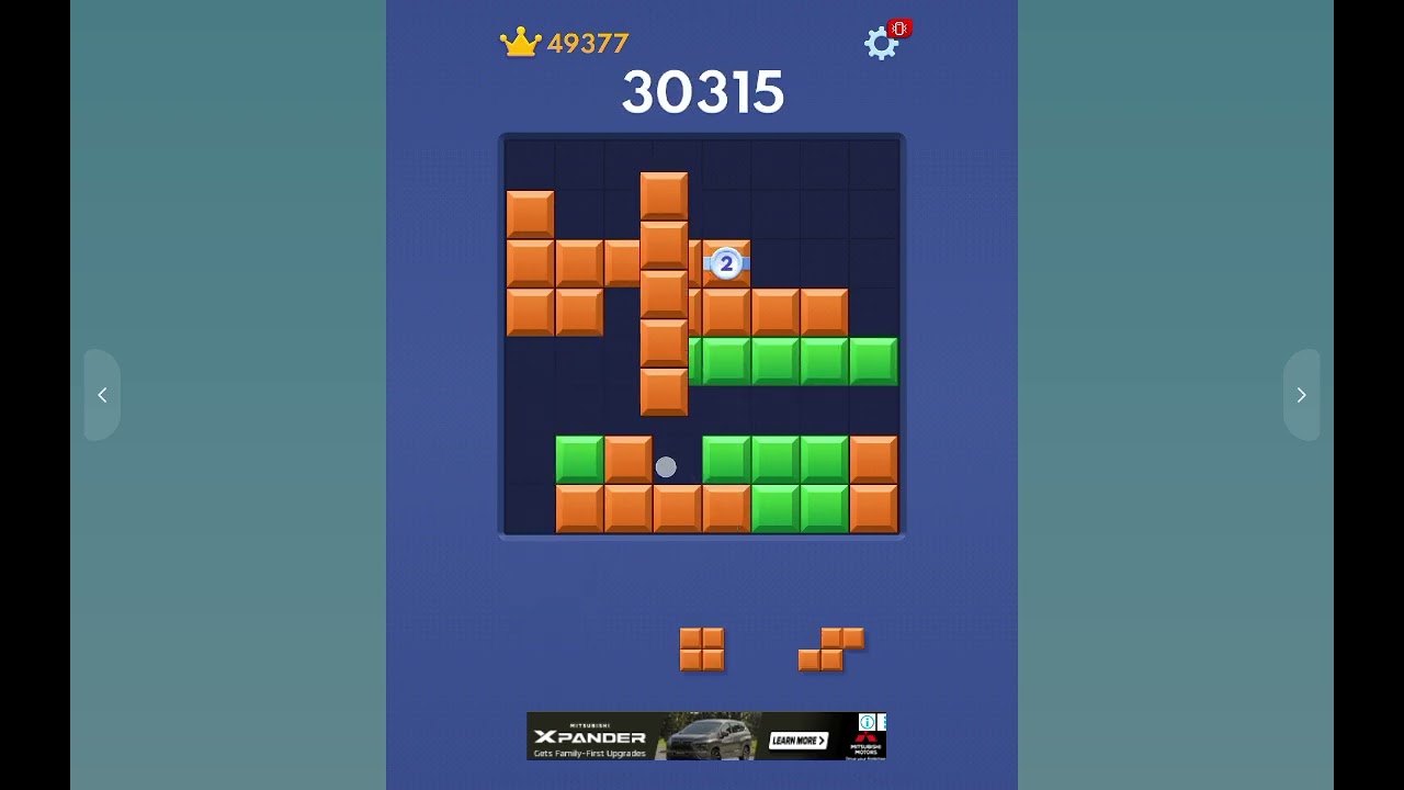 Trying to beat my high score (Day one) #blockbast