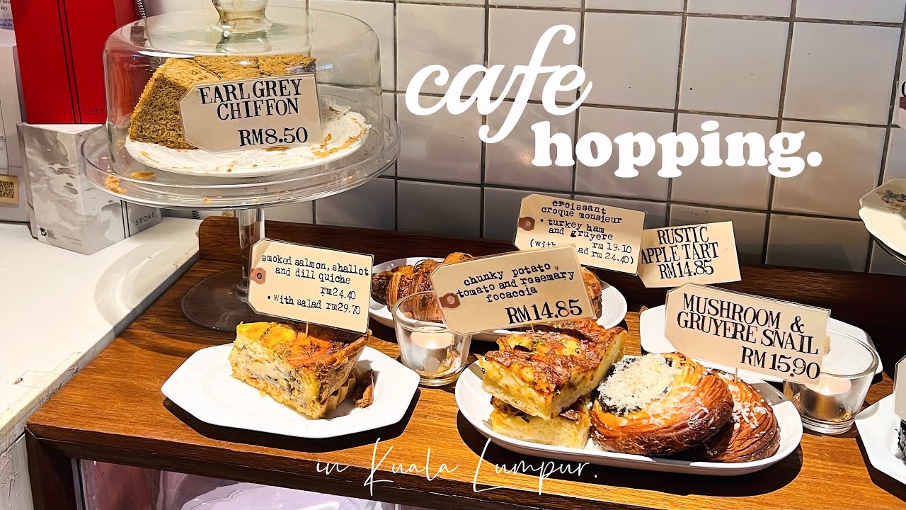 ☕️ cafe hopping in Kuala Lumpur | aesthetic desserts, bakery cafe vlog #vlog #cafe #bakery