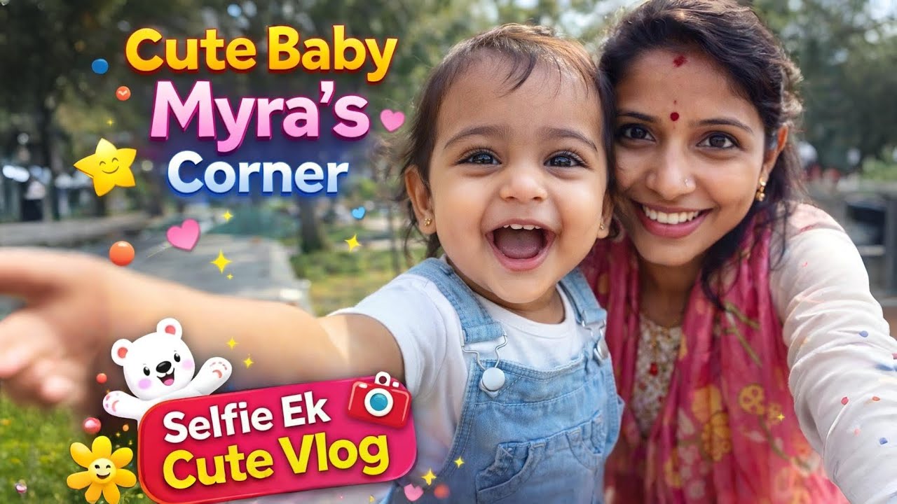 Cute Baby Myra Vlog Day 12 | Fun Selfie & Daily Routine