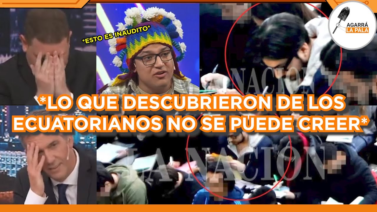 LO QUE DESCUBRIERON DE LOS ECUATORIANOS DEL FRAUDE EN LOS EXÁMANES NI JONI VIALE LO PUEDE CREER