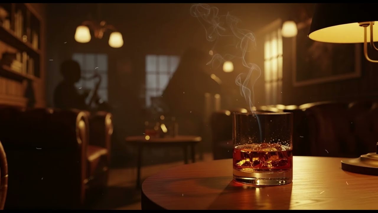 Smooth Jazz Lounge 🥃 Whiskey Blues Melodies for Relax, Focus & Night Work, Whiskey Bar Jazz 🎶