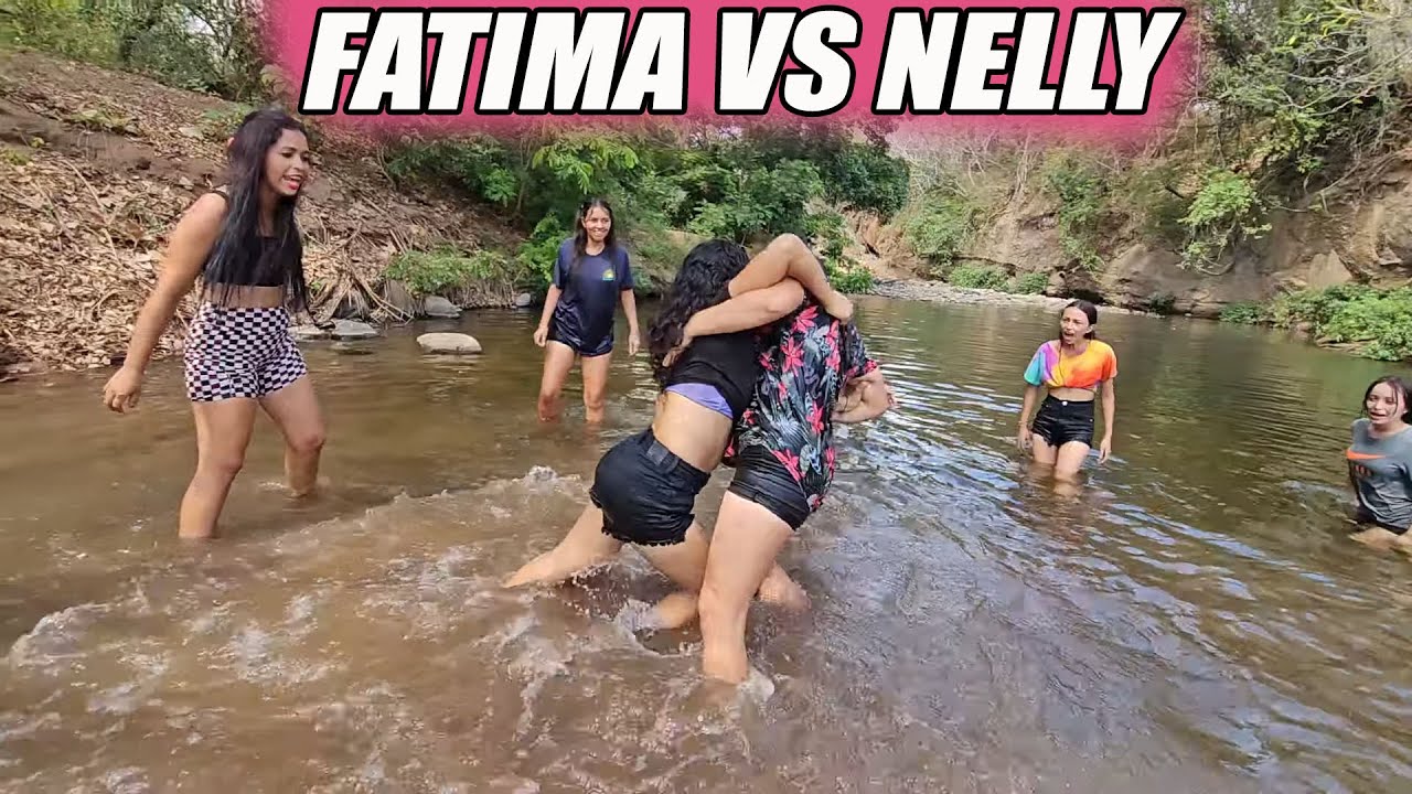 Fátima vs nelly en un duelo extremo de luchas💪.