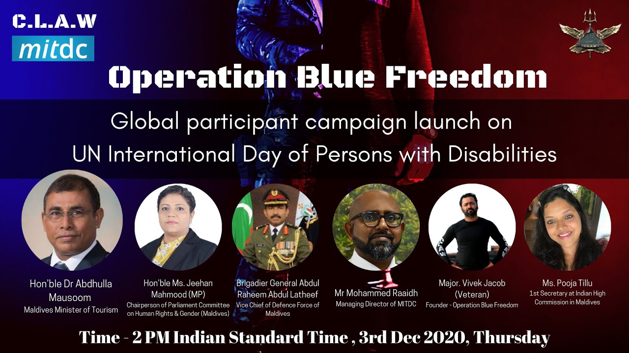 Operation Blue Freedom - Launch of Global Participant Campaign by Maldives Tourism Minister