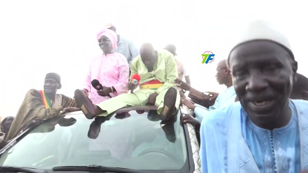 Mimi Touré avec le nouveau maire de Thilogne