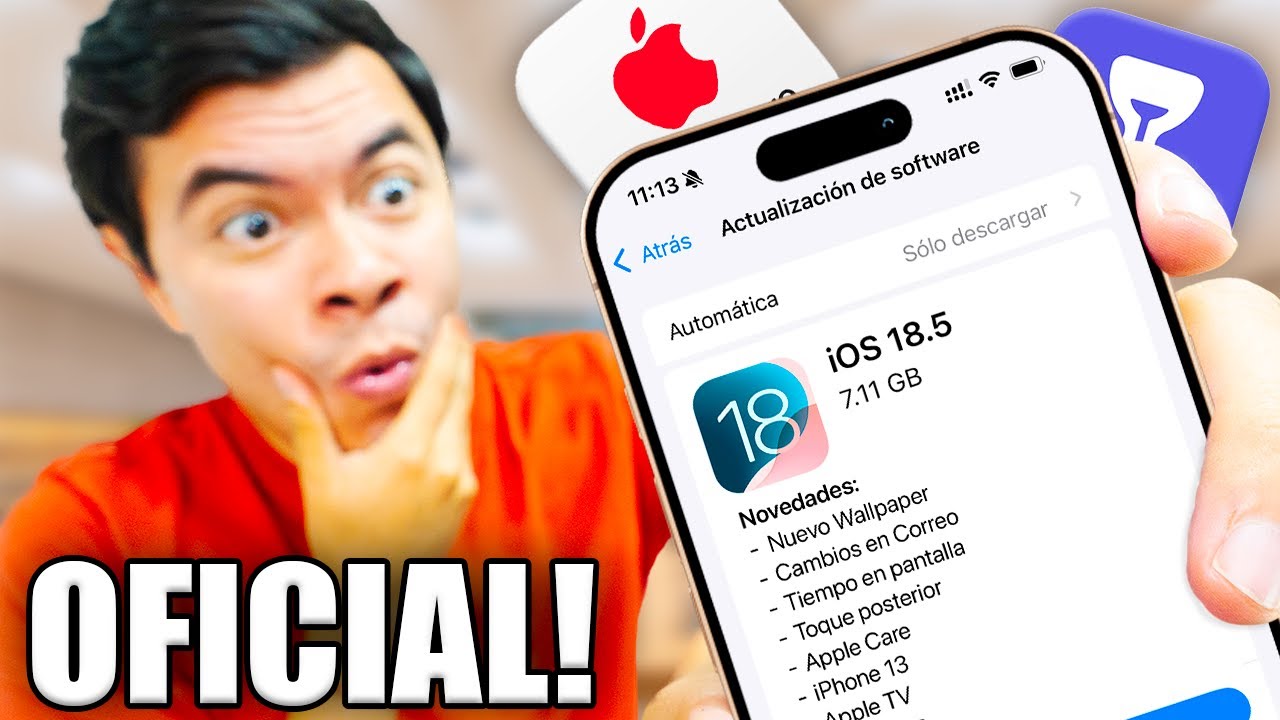 💥 Ya sali&oacute; iOS 18.5!! ✅ Estas Novedades llegan HOY a tu iPhone &iquest;Instalar o no?
