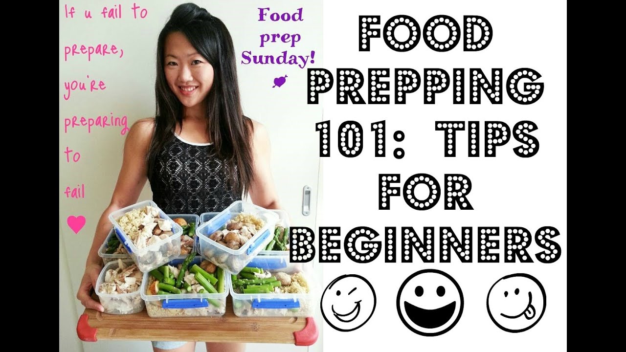 FOOD PREPPING 101:  Tips for beginners (How to start food prepping for the first time)