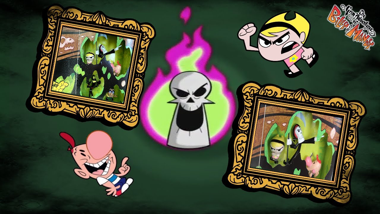 Rare Toy Display of The Grim Adventures of Billy & Mandy