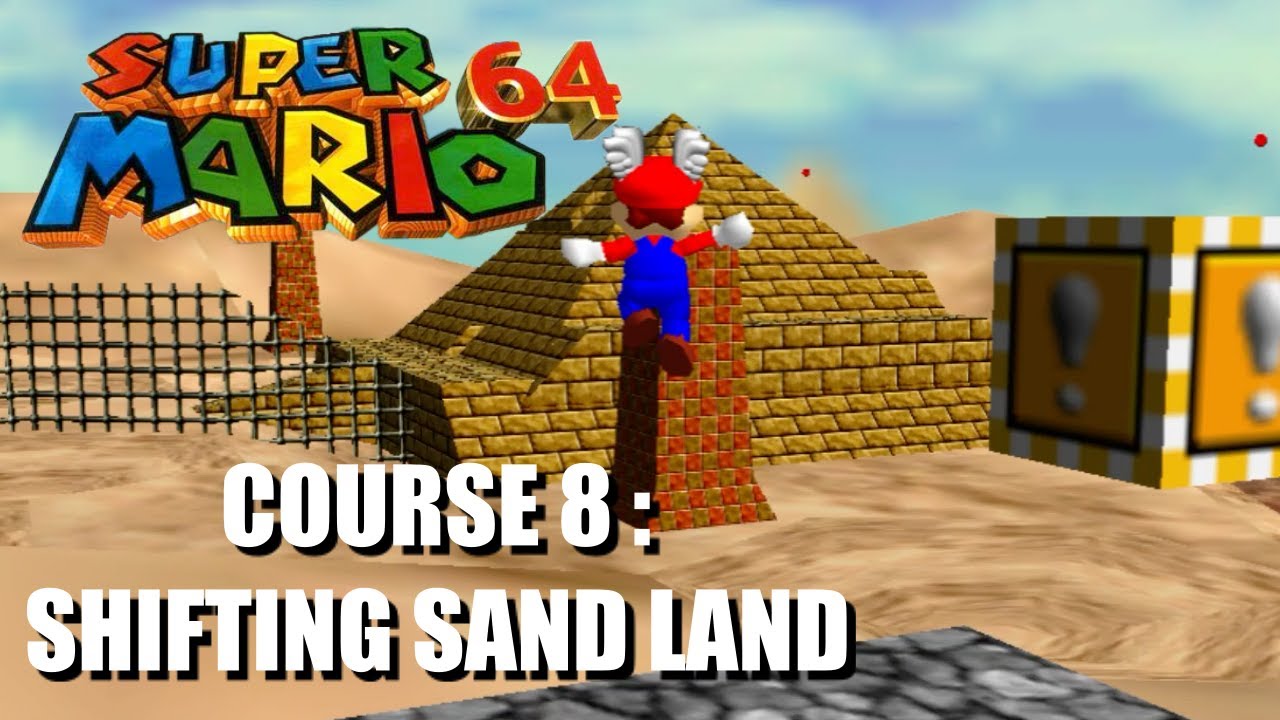 Super Mario 64 3D All-Stars - Course 8 : Shifting Sand Land All Star Locations (100%)