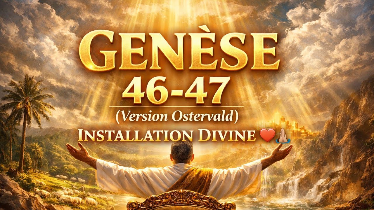 📖 Genèse 46–47 – L’Installation Divine et la Révélation de la Destinée 🔥