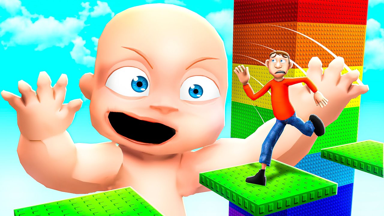 Becoming GIANT to Prank my Daddy in Roblox Troll Tower!