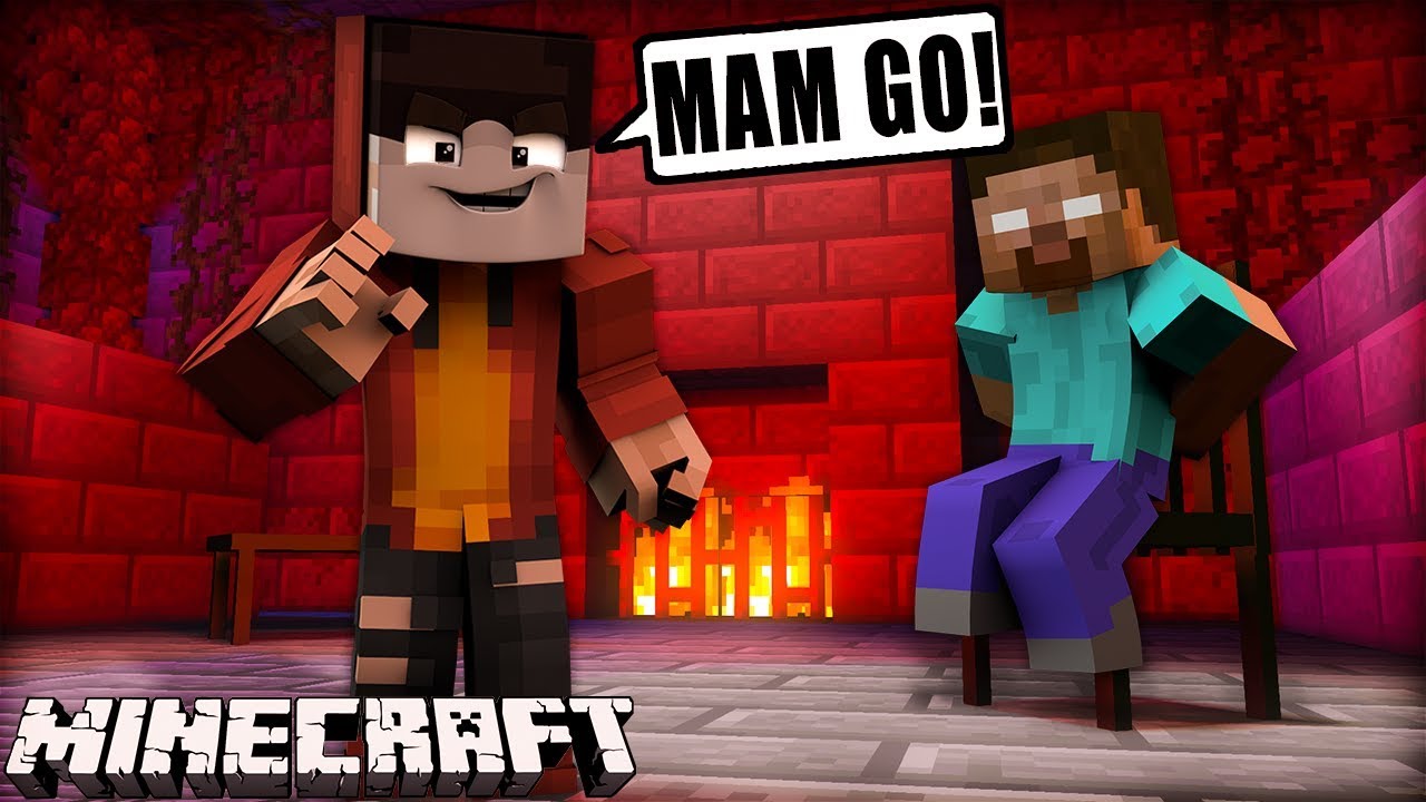 Porwałem HEROBRINE *był wściekły* - Minecraft Rodzinka