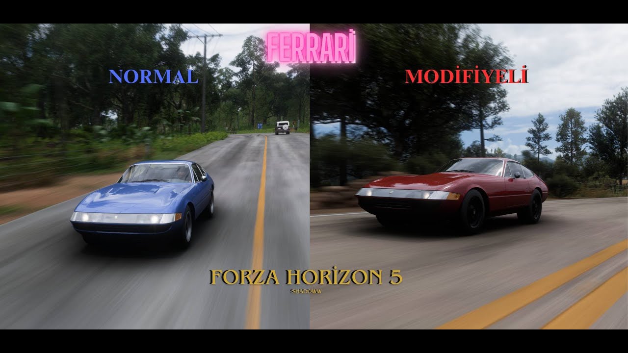 Ferrari 365GTB/4 1968 (FORZA HORİZON 5) modifikasyon!!!