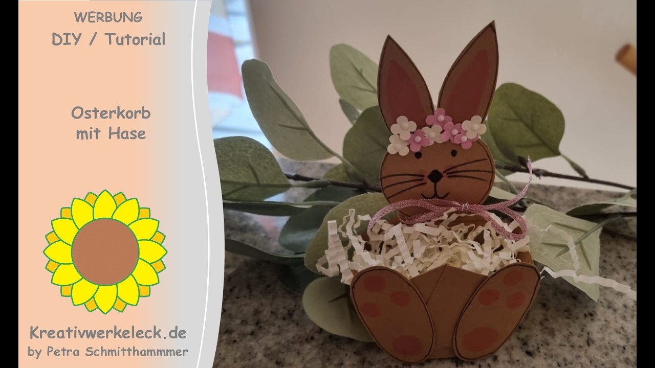 Osterhasenkörbchen - #diy / #tutorial - easter bunny bag