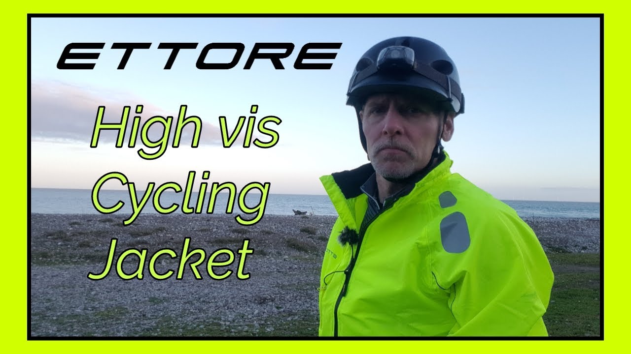 Ettore Night Eagle high vis cycling jacket
