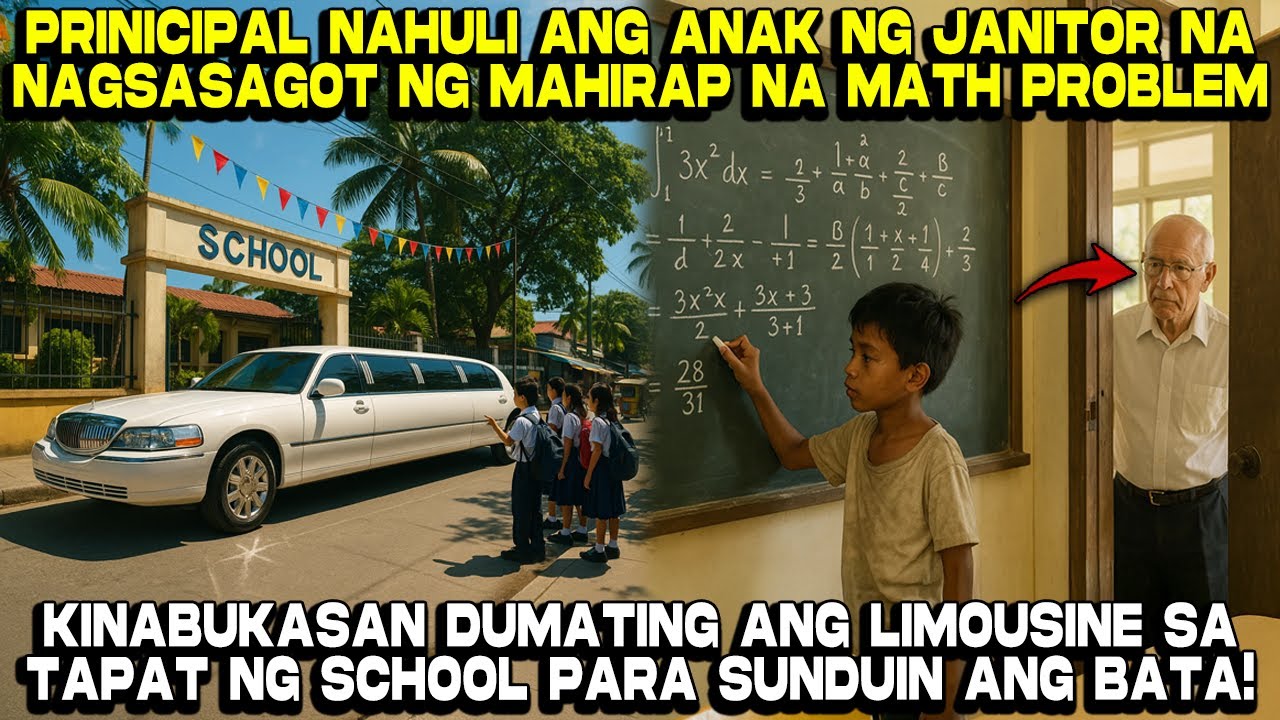 Principal Nahuli ang Anak ng Janitor na Nagsasagot ng Mahirap na Math Problem, Kaya naman...