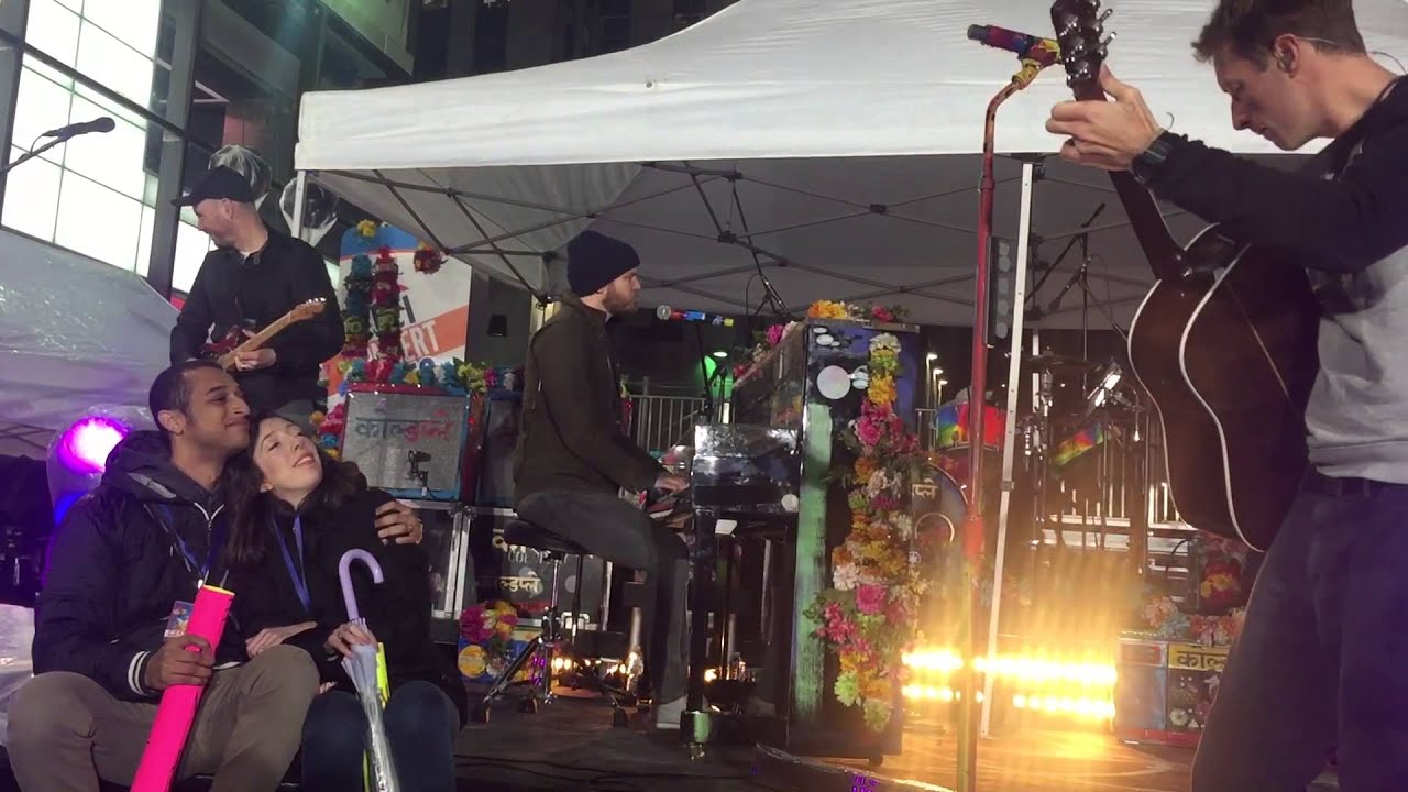 Coldplay Today Show 