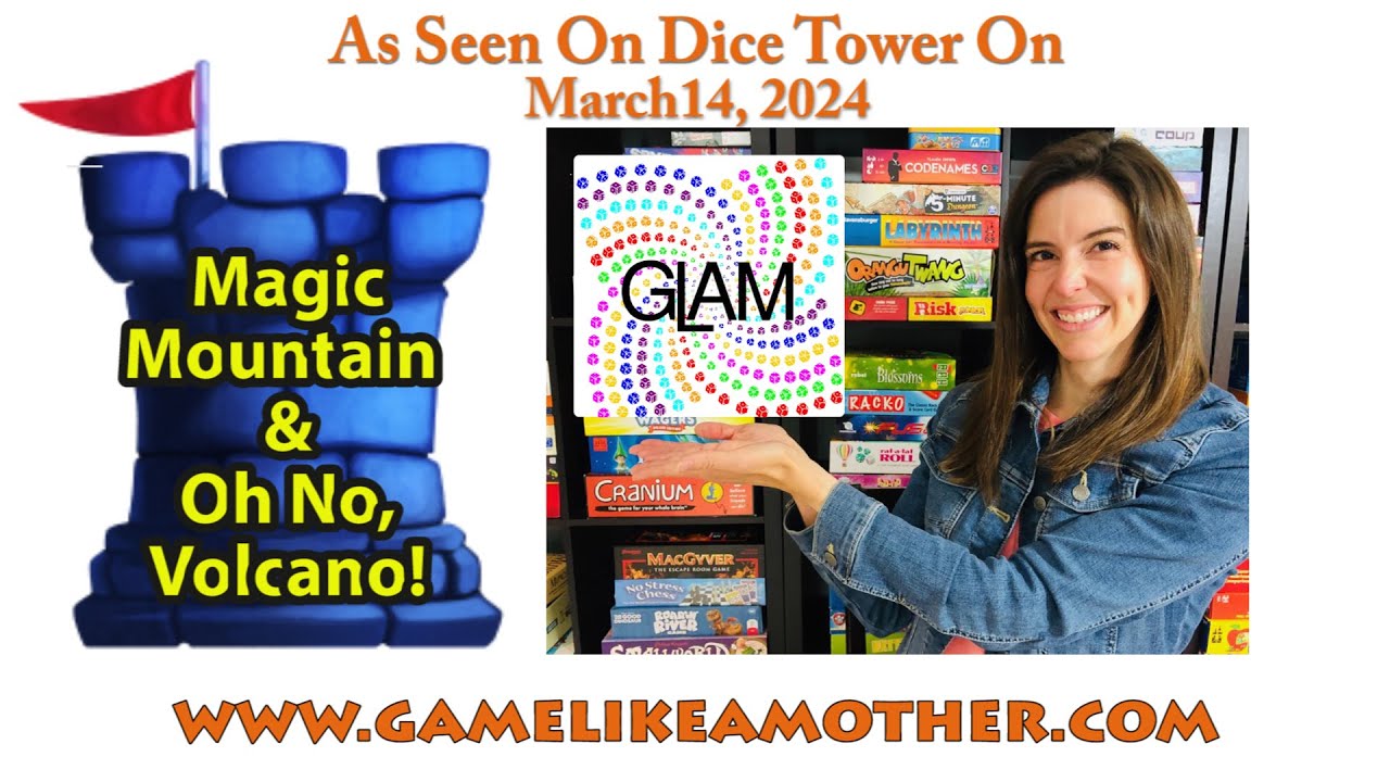 Magic Mountain & Oh No, Volcano! - Dice Tower Segment