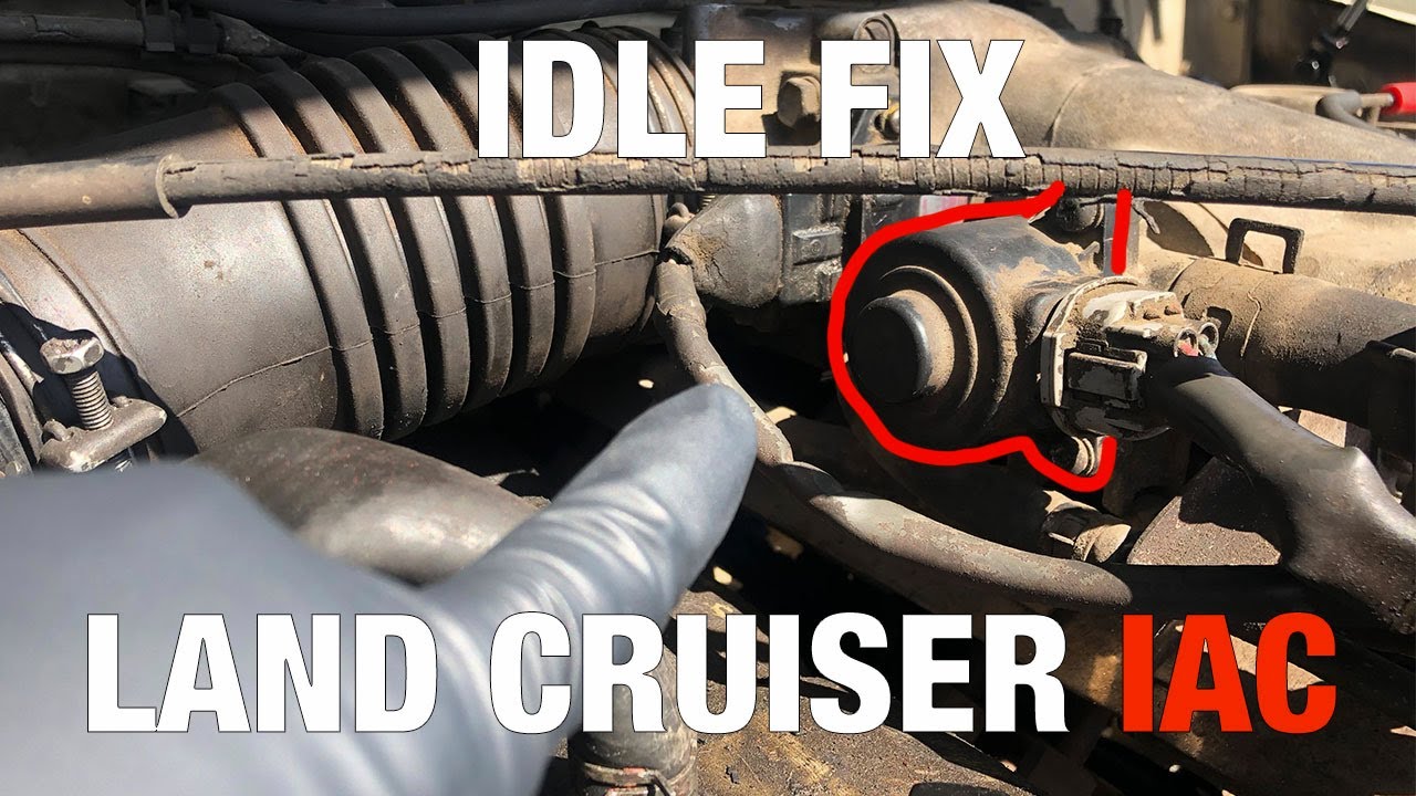 Cleaning IAC Idle Air Control Valve FJ80 3FE | Idle fix