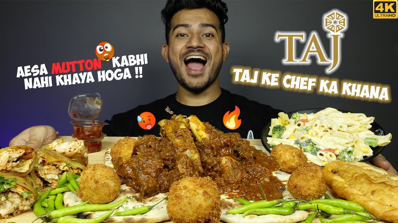SPICY PAHADI MUTTON, KHAMIRI NAAN, CHEESE SHAPHALE, CHICKEN LAPHING, WHITE SAUCE PASTA, MOMO MUKBANG