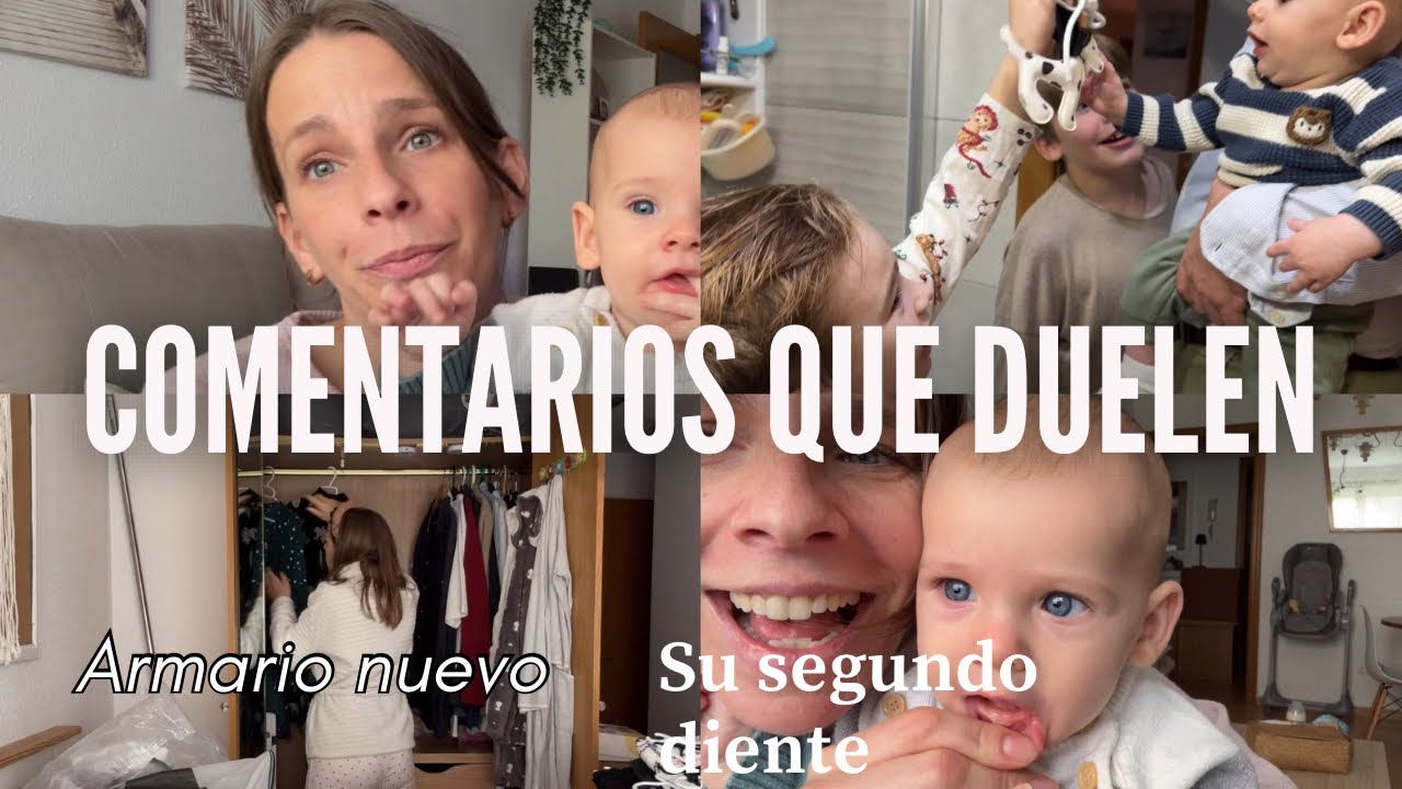 Mi armario NUEVO y la risa de Gabriel 🥰 + Comentarios que duelen a madres |VLOG DEL DIA DIA 