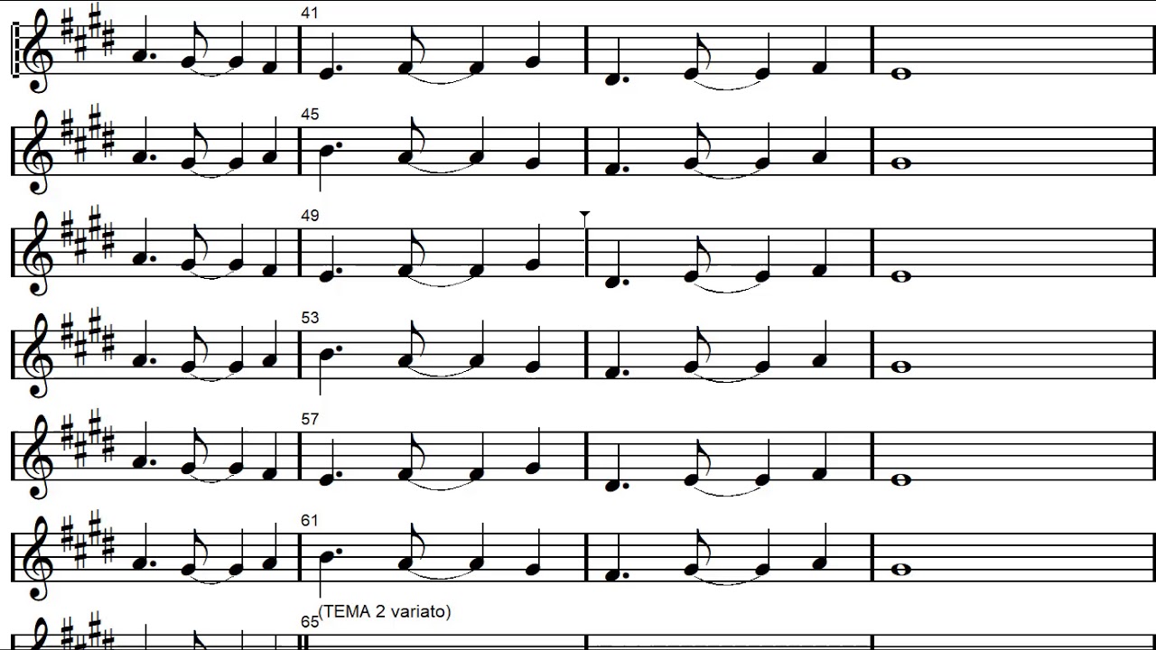 L'AMOUR TOUJOURS  strum. in sib