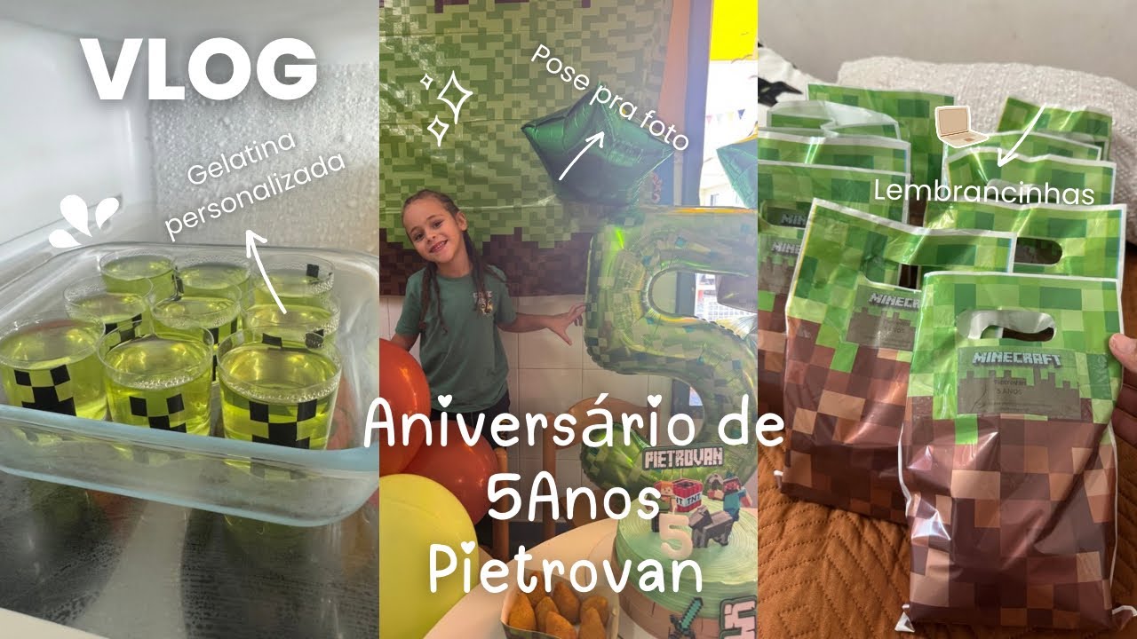 Aniversário de 5 anos do Pietrovan + Presente | Organizando festa na escolinha primeiro ano 🇵🇹