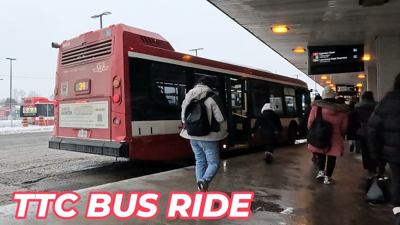 Goodbye 34 Eglinton! Last Bus Ride Before Eglinton Crosstown LRT Launch
