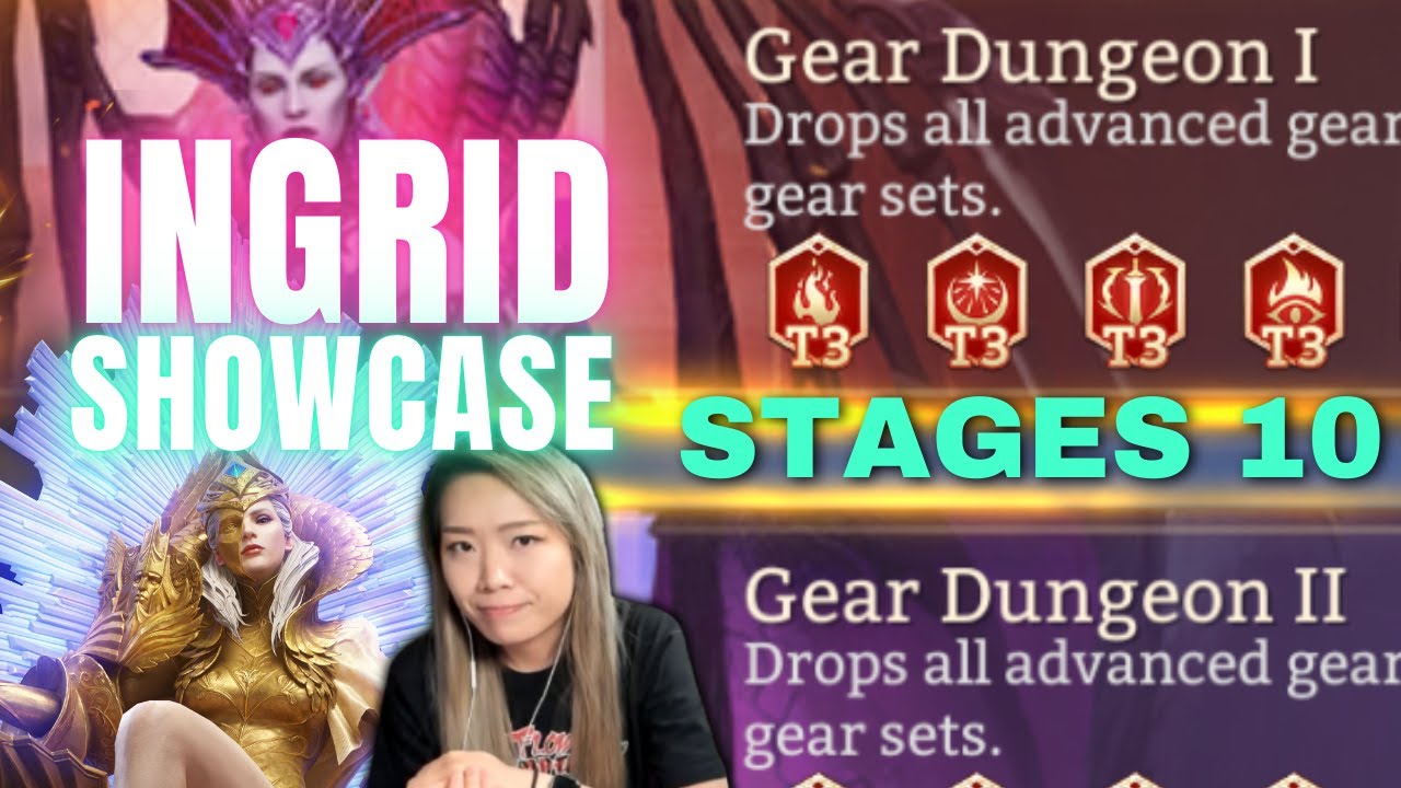INGRID WORKS!? Gear Dungeons 1 & 2, Stages 10 - (Watcher of Realms)
