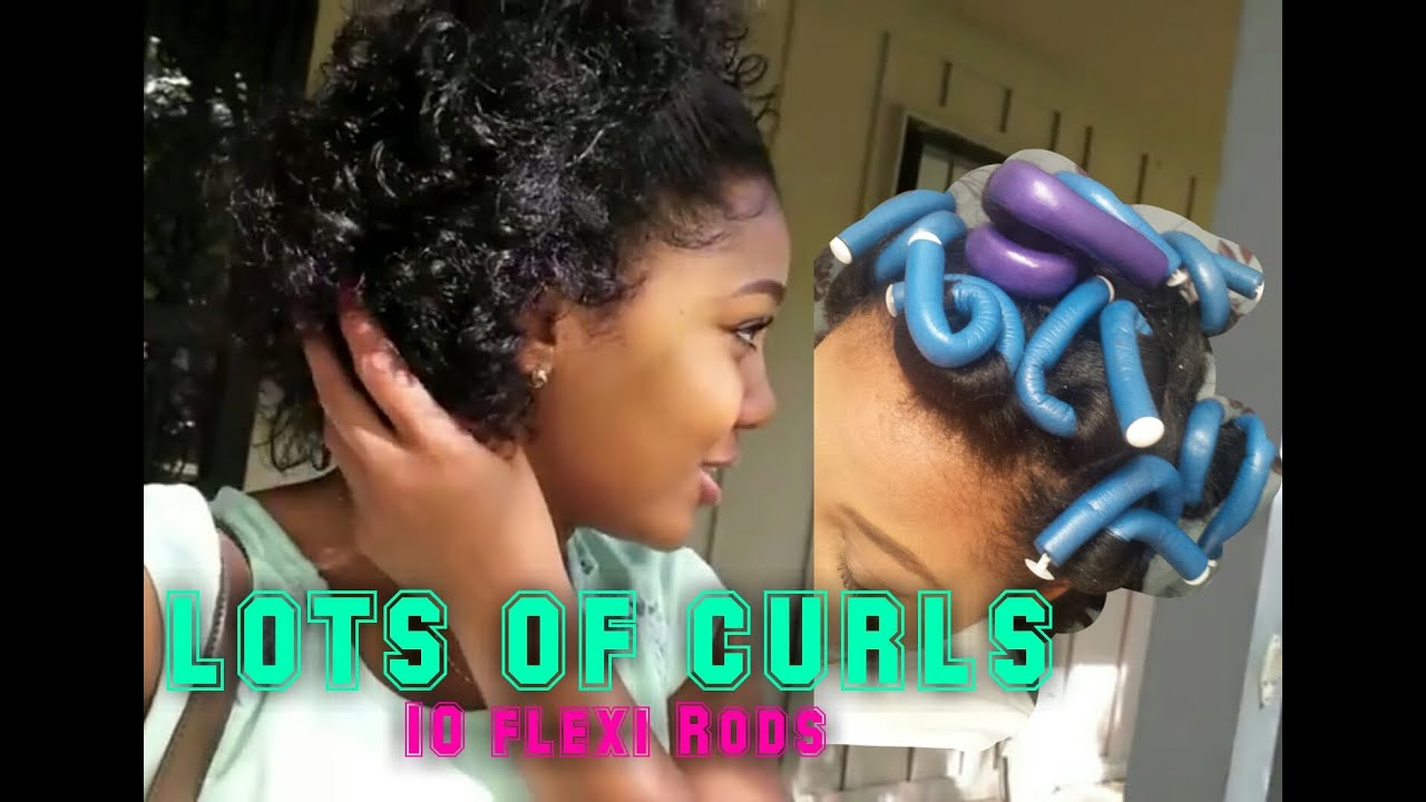 Get A LOT of Curls Using 10 Flexi Rods + How To Fix Flat Old Curls