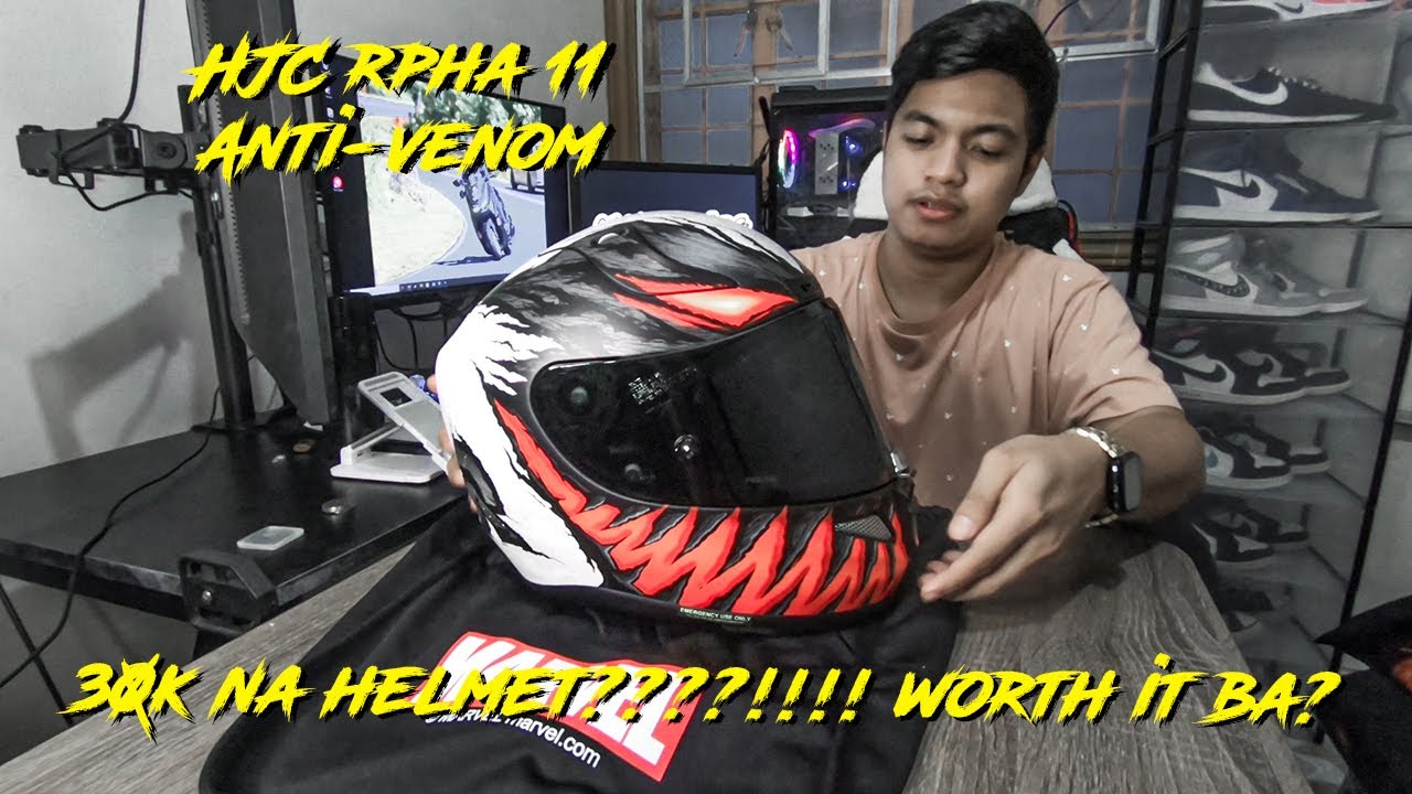 HJC RPHA 11 ANTI-VENOM UNBOXING
