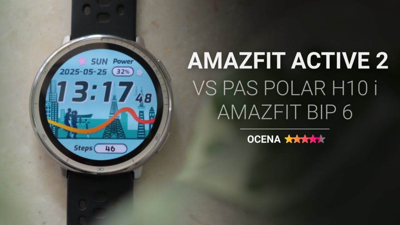 Czy warto kupić Amazfit Active 2? Recenzja i porównanie z Bip 6 (ft. Polar H10) 📊