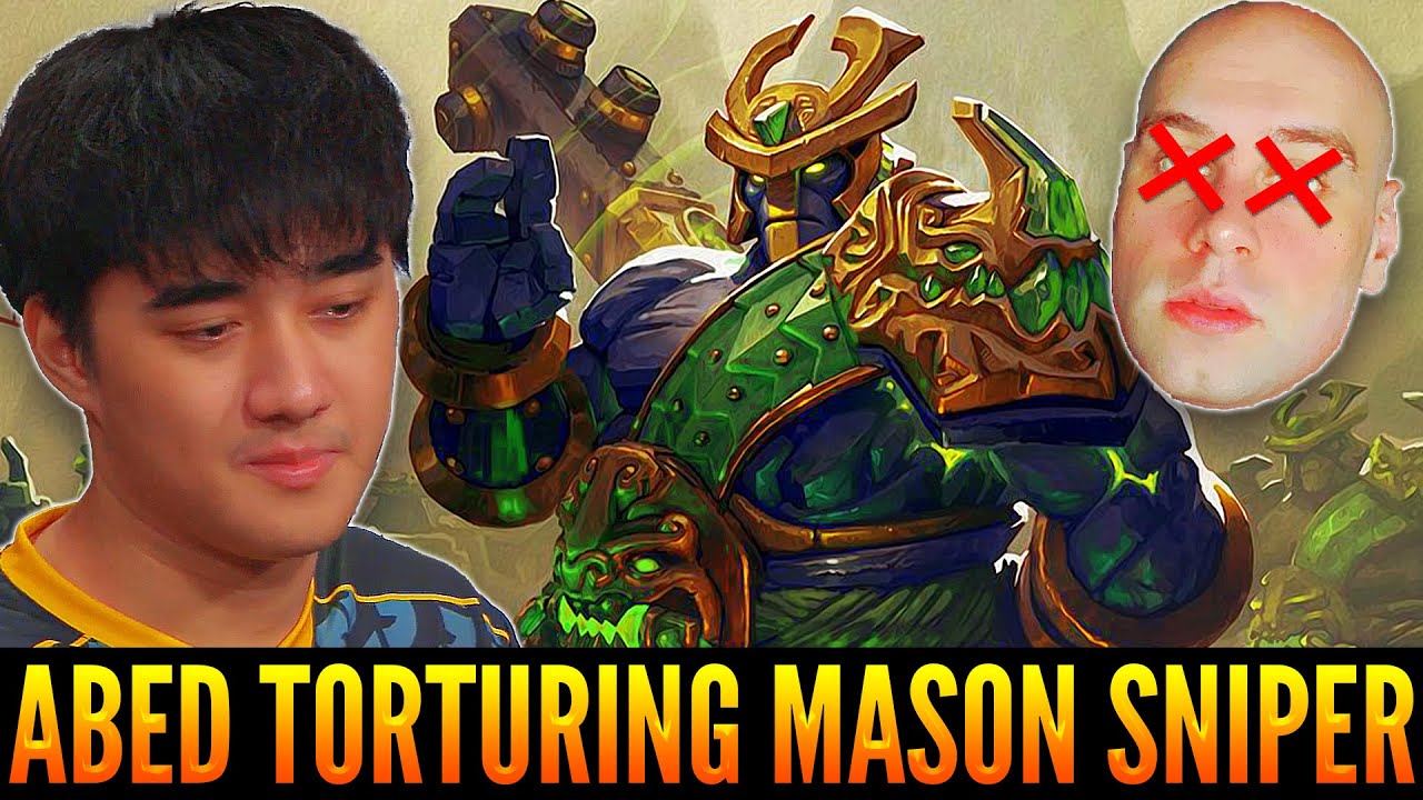 ABED The Master of Spirits in Back to Mid With Earth Spirit - Torturing MASON Sniper & All Enemies