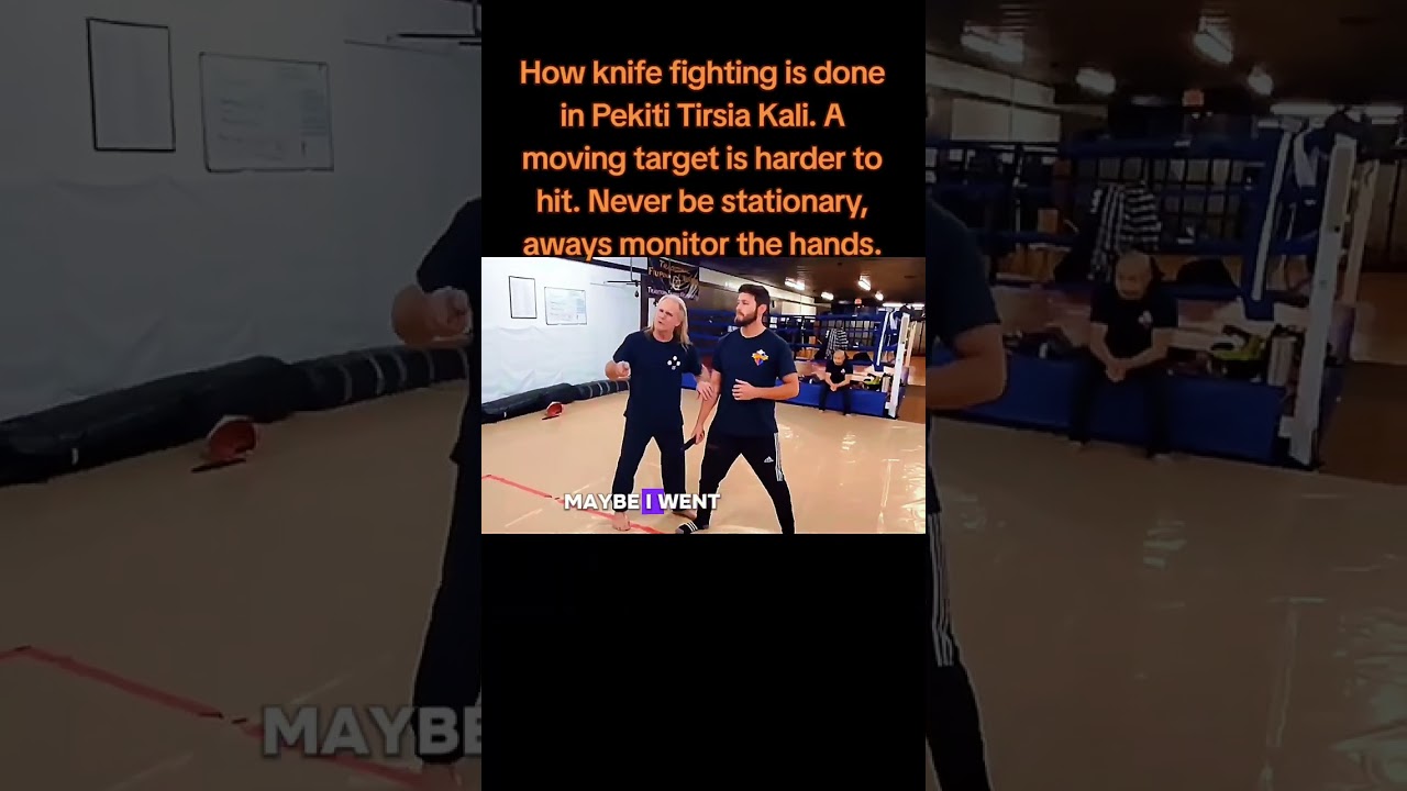 Pekiti Tirsia Kali knife fighting methodology...