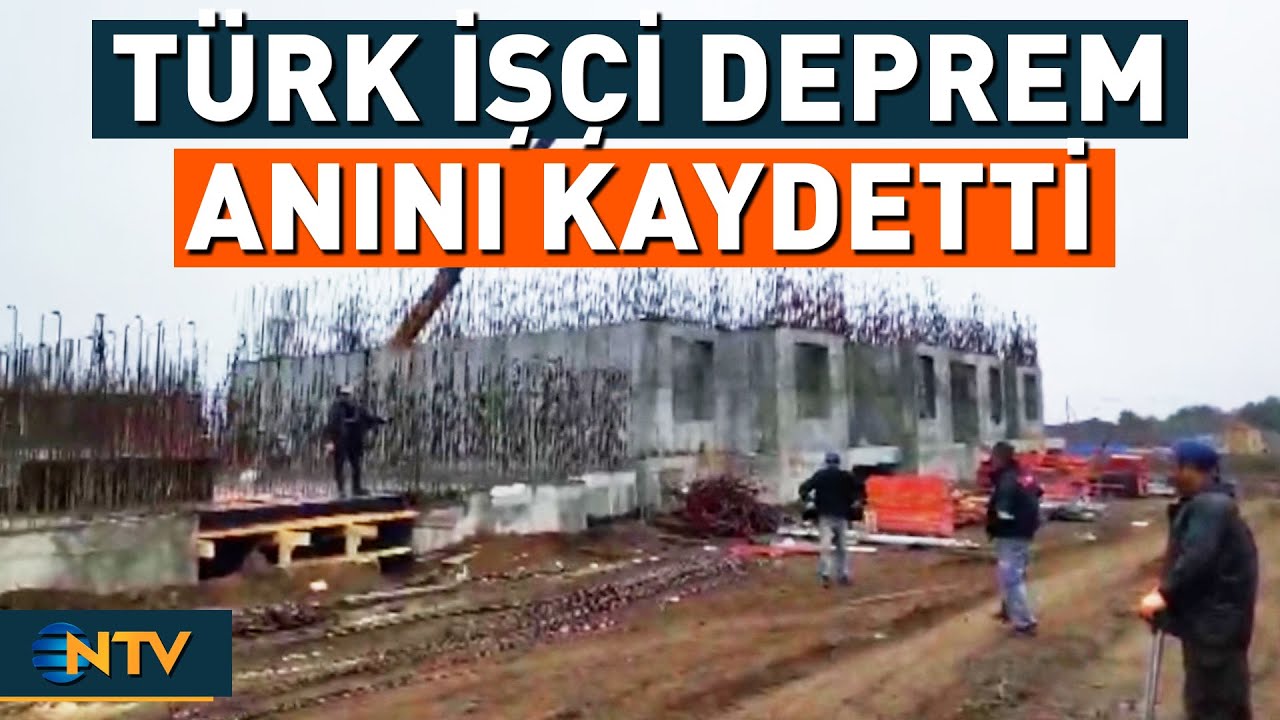 8.8 Şiddetindeki Deprem Anını Türk İşçi Böyle Görüntüledi | NTV