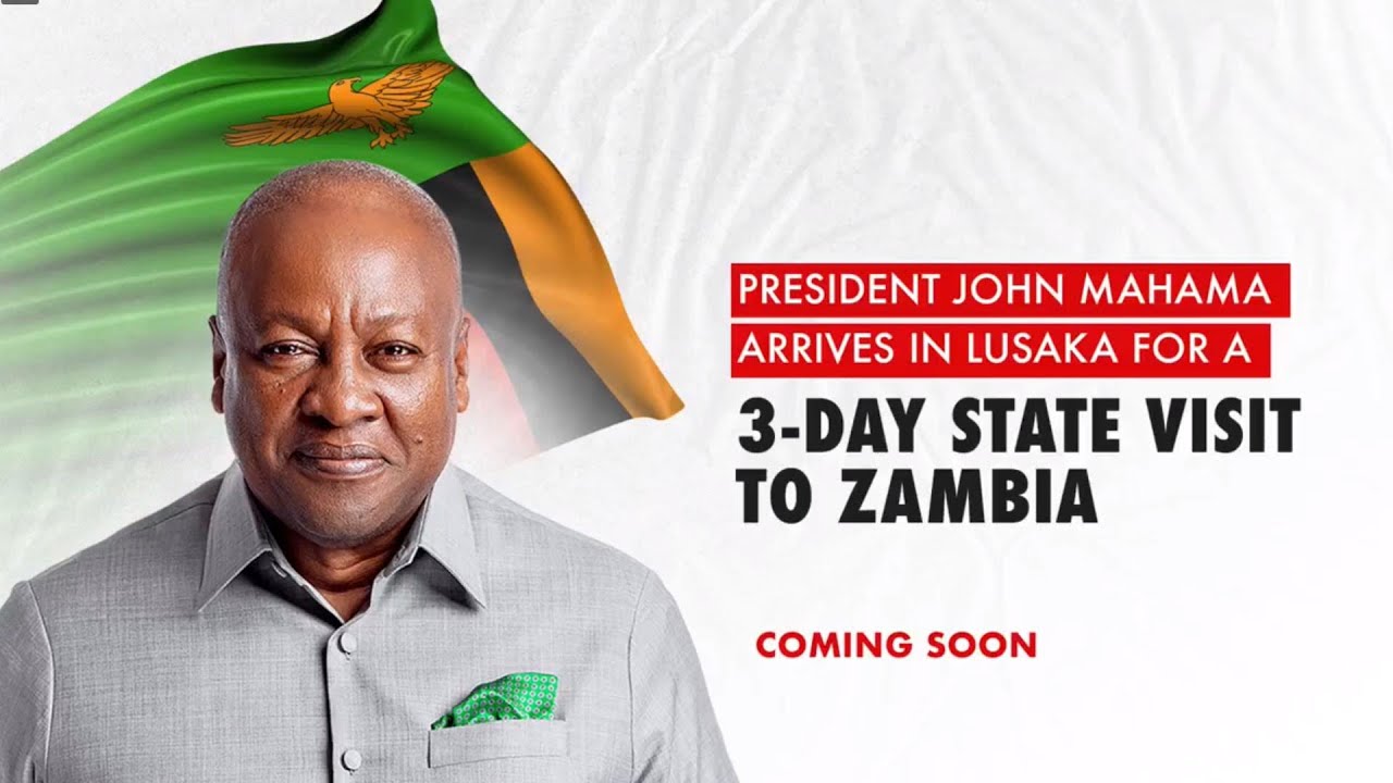 President John Mahama arrives in Lusaka for a 3-day State Visit to Zambia || 4th February 2026