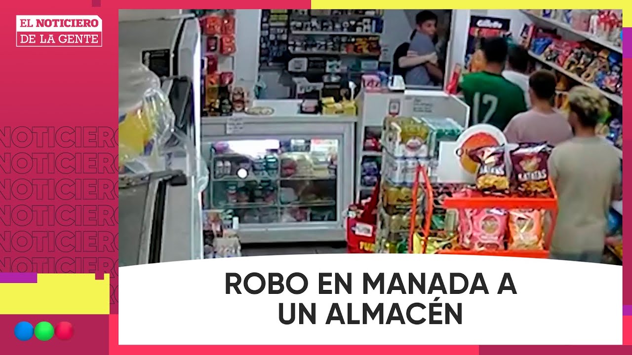 ROBO en MANADA: cinco MENORES arrasaron con un almac&eacute;n - Telefe Noticias