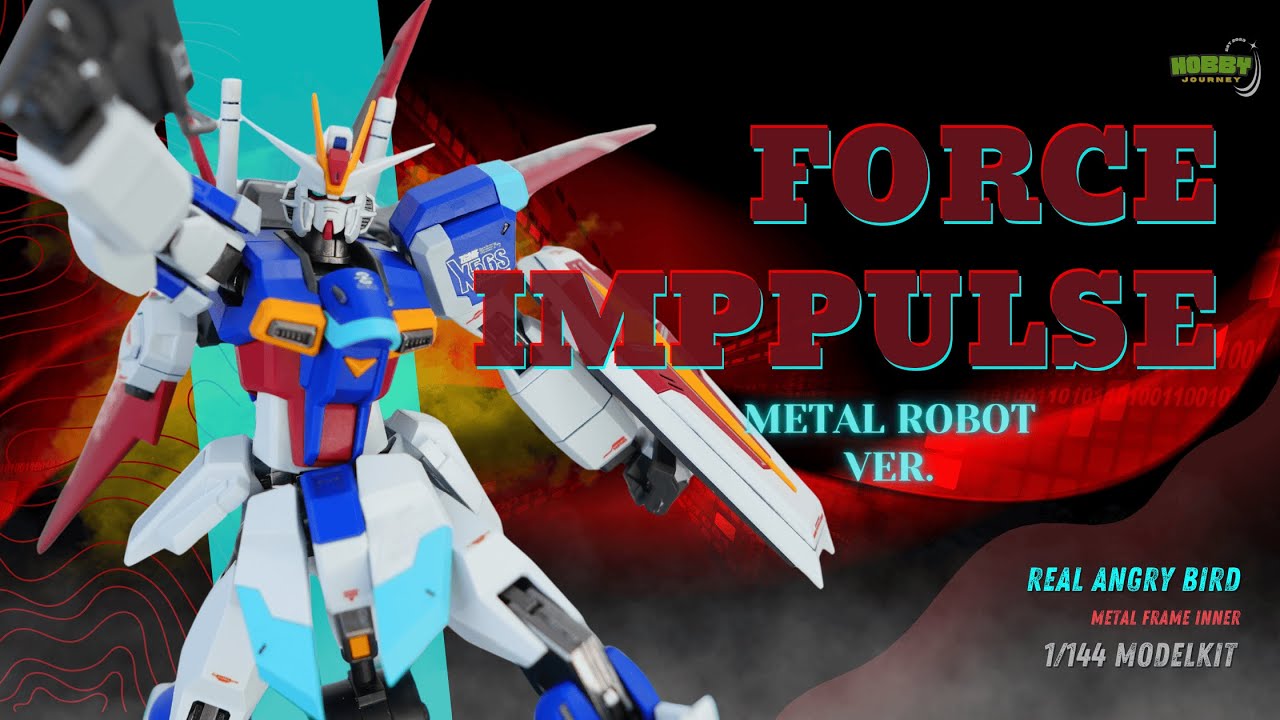[Review] Real Angry Bird 1/144 Force Impulse Gundam Metal Robot ver. model kit
