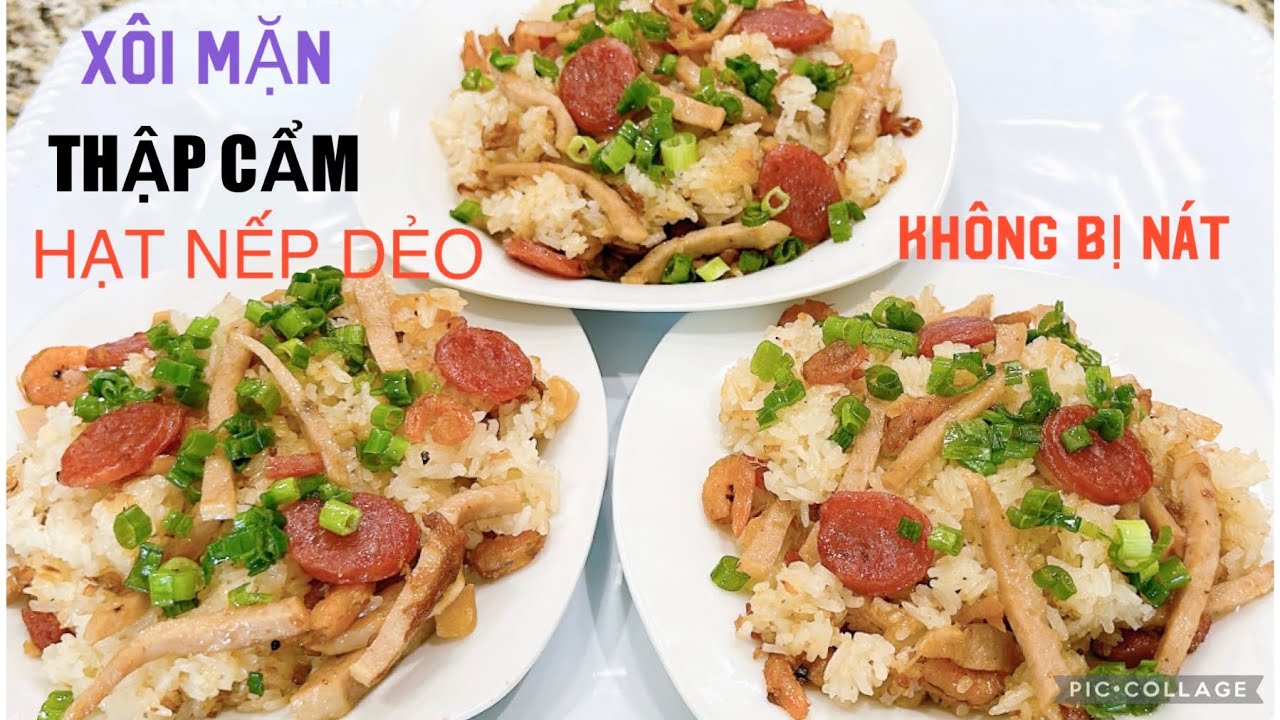 Nấu Xôi Mặn Thập Cẩm Theo Cách DÌ bán xôi Sài Gòn lâu Năm chia sẻ cách nấu đặc biệt hạt nếp dẻoK nát